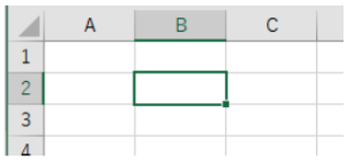 Excelの文字を入力するマスのことをセルと呼びます
