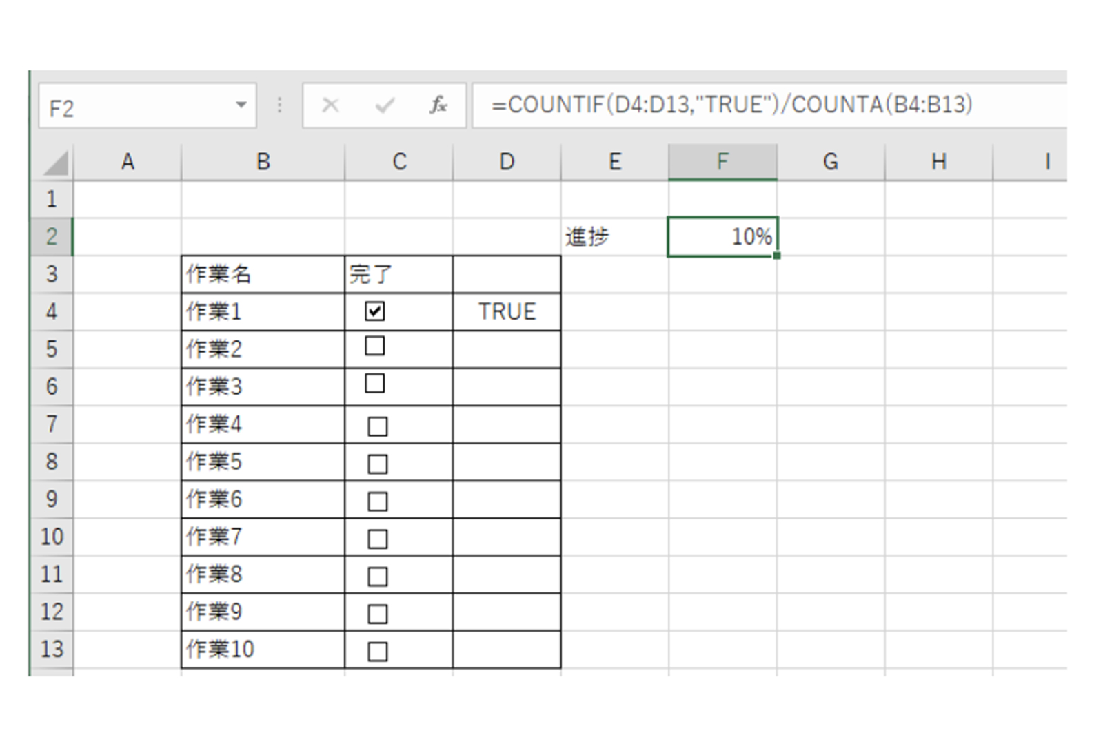 Excel（エクセル）で業務チェックリストを作成する方法